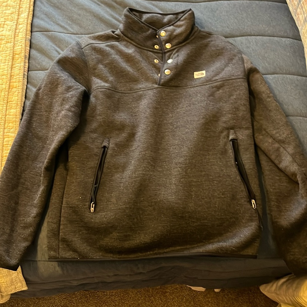 North Face, blue campshire